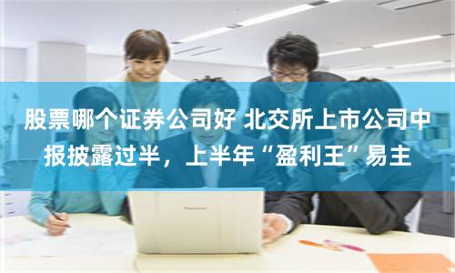 股票哪个证券公司好 北交所上市公司中报披露过半，上半年“盈利王”易主